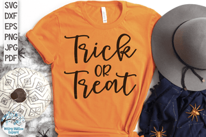 Trick or Treat SVG | Halloween SVG Wispy Willow Designs Company