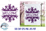 Welcome Easter Mandala SVG Wispy Willow Designs Company
