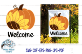Welcome Fall Sign Svg Wispy Willow Designs Company