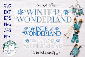 Winter Wonderland SVG Wispy Willow Designs Company